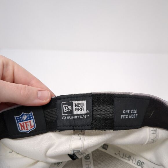 Seattle Seahawks Fitted Hat Gray OSFASuper Bowl XLVIII Logo New Era 39Thirty - Picture 9 of 10